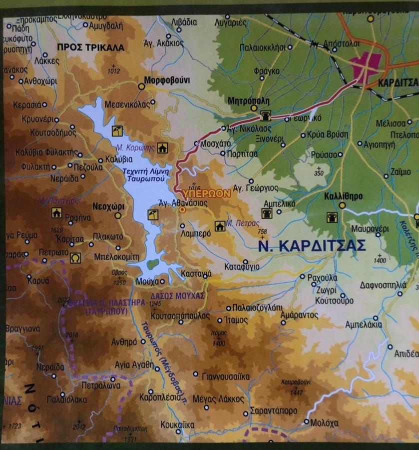 Ξενώνας Παρατηρητήριο Υπερώον Agios Athanasios  Luaran gambar